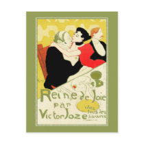 Art Nouveau: Toulouse Lautrec - Reine de Joie Post Card