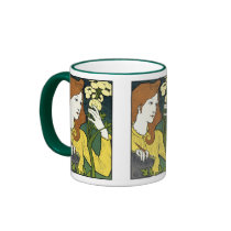 Art Nouveau Vintage Art: by Grasset Coffee Mug