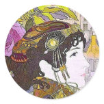 Art Nouveau Woman Stickers