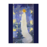 Art Nouveau Woman with Calla Lilies