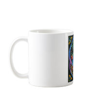 Art Noveau Peacock Mugs
