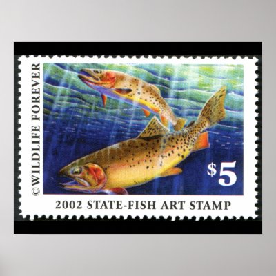 Art of Conservation Stamp – 2002 Poster by pwuebker