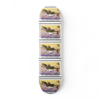 Art of Conservation Stamp – 2011 Skateboard by pwuebker