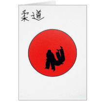Art Of Judo Print Greeting Card
