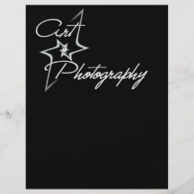 Art of photography flyer design