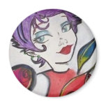 ART PIECE BY HEATHER FRIDGE MAGNET