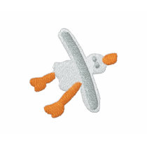 Art PoloShirt: John Dyer Seagull - Beachy Treats