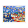Art Postcard: Beany Hats & Pleasure Boats Falmouth