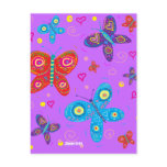 Art Postcard: Butterflies