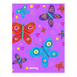Art Postcard: Butterflies postcards