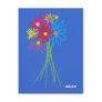 Art Postcard: Flower Bunch
