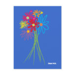 Art Postcard: Flower Bunch