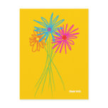 Art Postcard: Flower Bunch