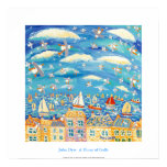 Art Poster: A Flurry of Gulls, Falmouth posters
