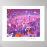 Art Poster: Amethyst Days and Seagulls, Menton