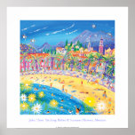 Art Poster: Bathing Babes & Summer Flowers, Menton