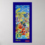 Art Poster: Blue Painter of Eden