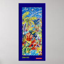 Art Poster: Blue Painter of Eden
