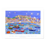 Art Poster: Boats in the Harbour, St Ives,Cornwall posters