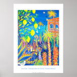 Art Poster: "Dancing under the Lemons"