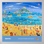 Art Poster: Eskimo Kids at St Michael's Mount