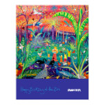 Art Poster: Happy Bird Day at the Zoo posters