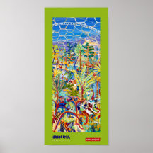 Art Poster: Lime Painter of Eden