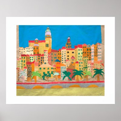 Art Poster: Menton by galeriemonaco