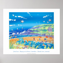 Art Poster: Playing in the River, Church Cove