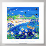 Art Poster: Puffin days, Tresco