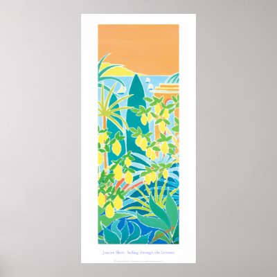 Art Poster: Sailing through the Lemons by johndyergallery