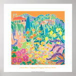 Art Poster: Singing and Zinging, Hanbury Garden