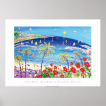 Art Poster: Sunshine in Paradise, Menton France