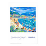 Art Poster: Swashbuckling Swanpool, Cornwall posters