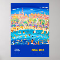 Art Poster: Swimming, Sailing & Snorkelling, Mento