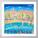 Art Poster: Swimming, Sailing & Snorkelling, Mento posters