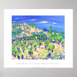 Art Poster: The Grape Harvest, Provence, Rastteau