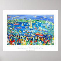 Art Poster: Welcome Home Ellen MacArthur.