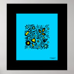 Art Poster with original ornamental design