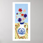 Art Print: Anemones in a French Jug. Still life