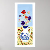 Art Print: Anemones in a French Jug. Still life