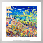 Art Print: Banrock Station Kangaroo and Gums