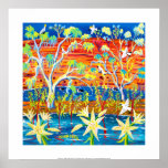Art Print: Bathing Baby Red Gums, Banrock Station