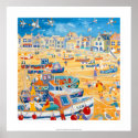 Art Print: Boats and Ropes, St Ives, Cornwall