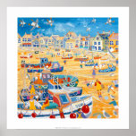 Art Print: Boats and Ropes, St Ives, Cornwall
