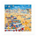 Art Print: Boats and Ropes, St Ives, Cornwall