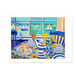 Art Print: Cornish Tea Time. ( Cornish Blue ) posters