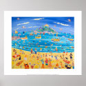 Art Print: Eskimo Kids at St Michael's Mount
