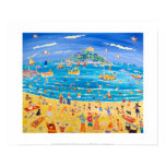 Art Print: Eskimo Kids at St Michael's Mount