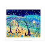 Art Print: Green Olives under the Stars